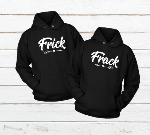 Matching Couples Hoodies Frick and Frack