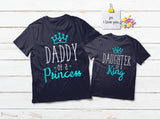 Father Daughter Shirts Daddy of Princess Matching Outfits