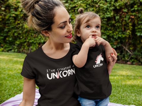 Mom and Baby Matching Outfits I've Created a Unicorn