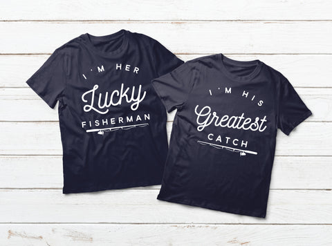 Fishing Couples Shirts Fisherman Love Gift