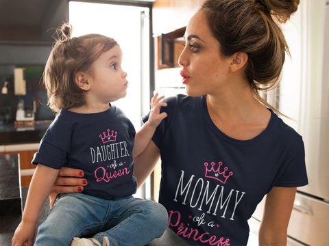 Mom and Baby Matching Outfits Queen and Princess