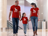 Matching Family Shirts Mom Dad Son Matching Outfits Wolf Pack - Navy