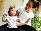Mom and Baby Matching Outfits St Patrick Day Shirts Lucky Luckier