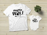 Mom and Son Matching Outfits Mama Wolf Little Wolf