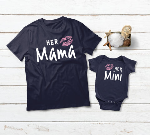 Mom and Baby Matching Outfits Mama and Mini Mom And Daughter Matching Shirts