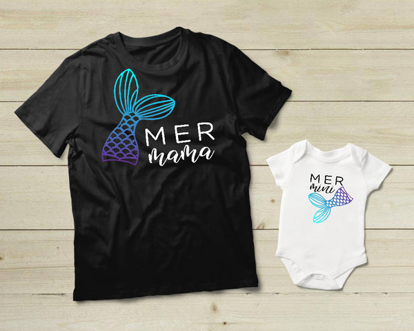 Mommy and Me Matching Outfits Mer Mama Mer Mini
