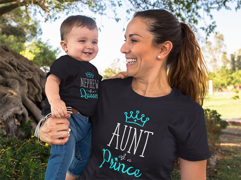 Aunt Shirt  | Aunt and Nephew, Aunt and Niece Shirts