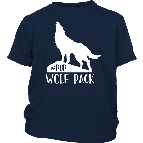 Wolf Pack Family Outfit Mom Dad Son Daughter Matching Shirts- Pup