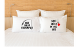 Fishing Couple PillowCases Gift for Fisherman and Wife Set