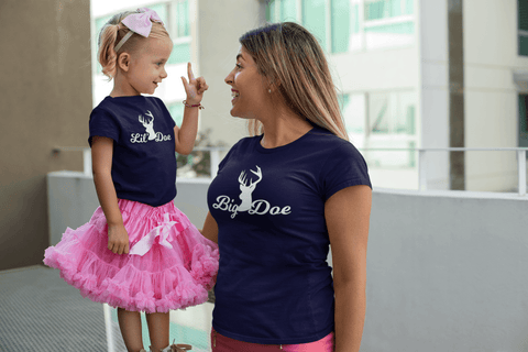 Mom and Baby Matching Outfits Big Little Doe Christmas Gifts