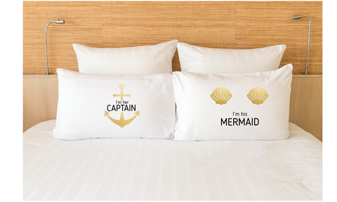 Couple Pillowcases His Her Cruising Gift Cruise Matching Pillow Cover