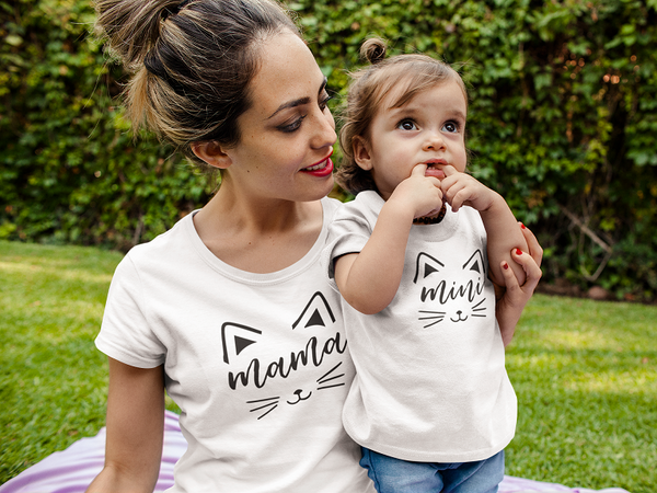Mom and Baby Matching Outfits Cat Mama and Mini – Matchizz