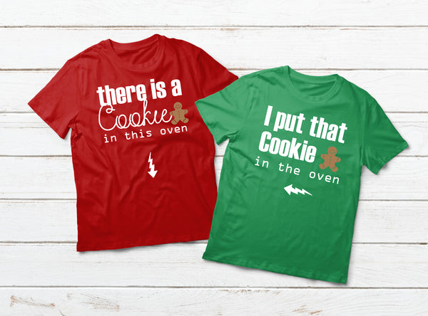 Pregnancy Announcement Couples Matching Shirts Christmas Gift