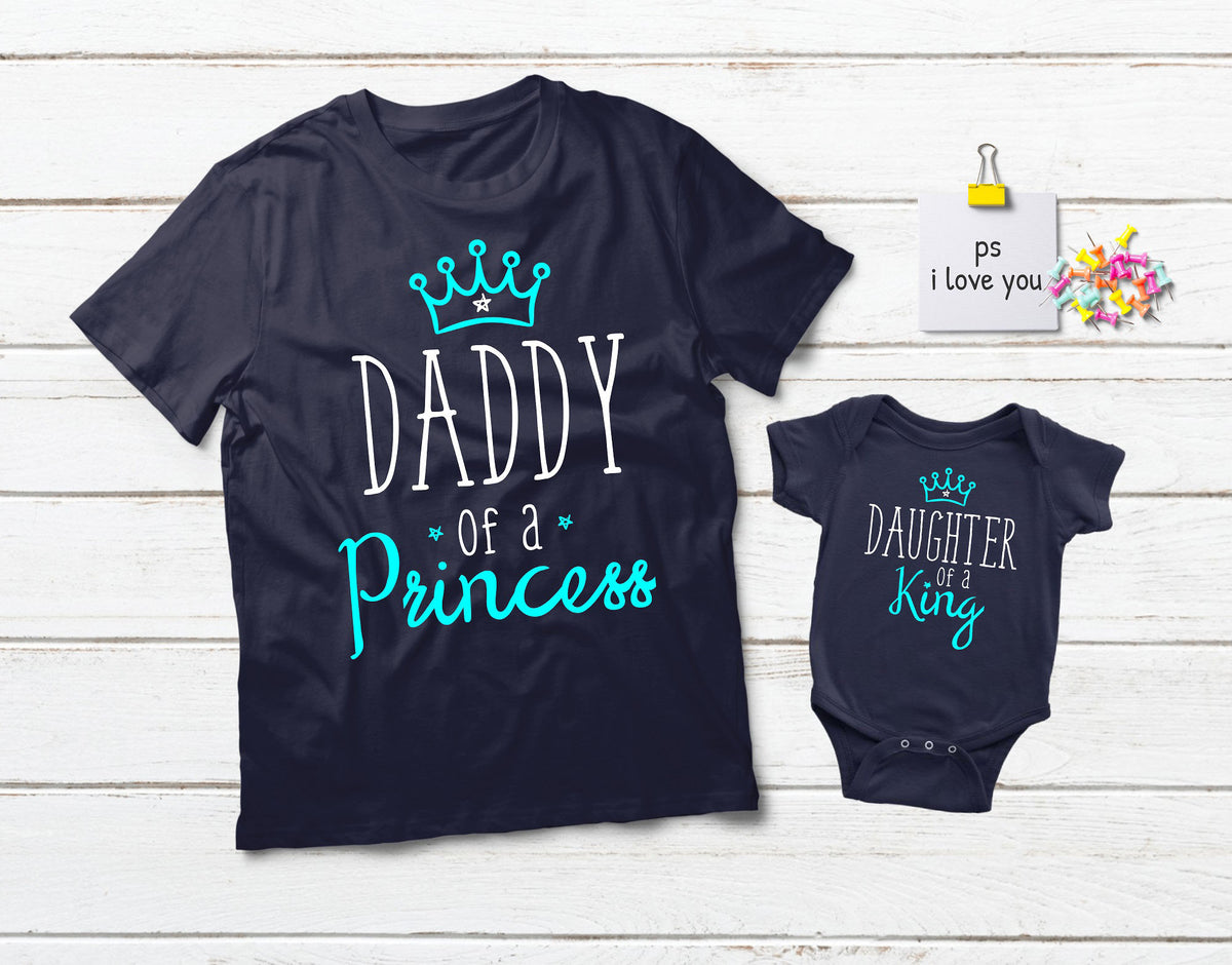  Fishing Princess Daddy Daughter T-Shirt : Clothing, Shoes &  Jewelry