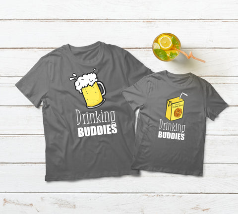 Father Son Shirts Drinking Buddies Matching Shirts