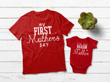 Mommy and Me Outfits First Mother's Day Shirt