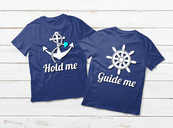 Couple Cruise Shirt Hold Me Guide Me Couple Matching Outfit