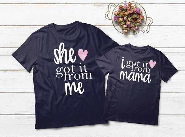 Mommy and Me Outfits Mother Daughter Shirts Got it Mama