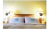 Camp Pillowcase Couple Camping Gifts King Queen of the Camper