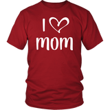 I Love Mom - Valentine's Day Mommy and Me Outfits