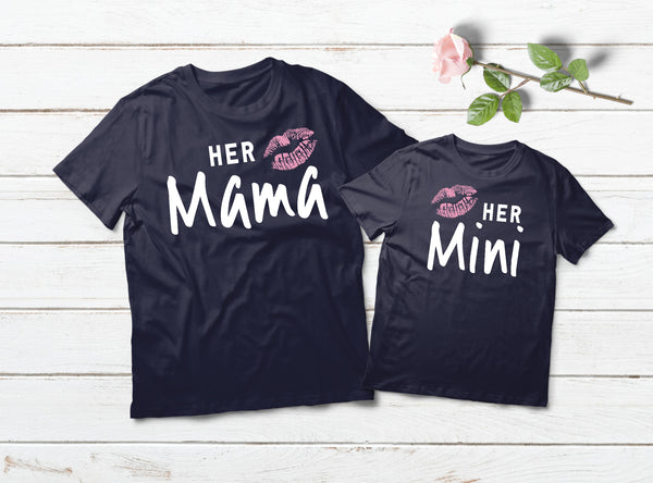 Mama Mini Mother Daughter Shirts Mommy and Me Outfits
