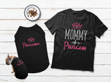 T Shirt for a Dog Mom Gift Mommy and Me Outfits Dog Pajama - Black