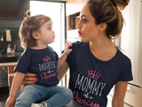 Mommy and Me Outfits Queen Princess Mother Daughter Shirts