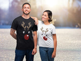 Rudolph Couple Shirts Matching Christmas His and Hers Gift