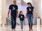 Wolf Pack Family Outfit Mom Dad Son Daughter Matching Shirts