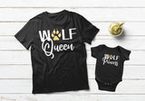 Mommy and Me Outfits Wolf Queen and Princess Mother and Daughter
