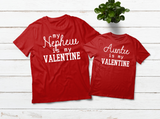 Aunt and Nephew Shirts Aunt Valentine Gift For Aunt