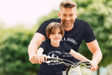 Father Son Matching Shirts Bicycle Ride