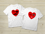 Couples Shirts Valentines Couples Shirts Heart