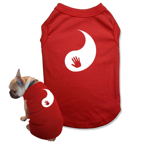 Yin and Yang T Shirt for a Dog Lover Gift Dog and Owner