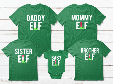 Dan and Baby Son Shirt Elf Christmas Gifts Shirts