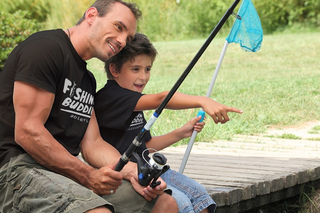 Father Son Matching Shirts Fishing Buddies Fisherman Daddy And Me Outf –  Matchizz