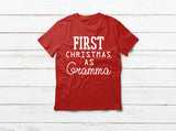 Baby First Christmas Family Outfits Dad Mom Son Daughter Matching Shirts