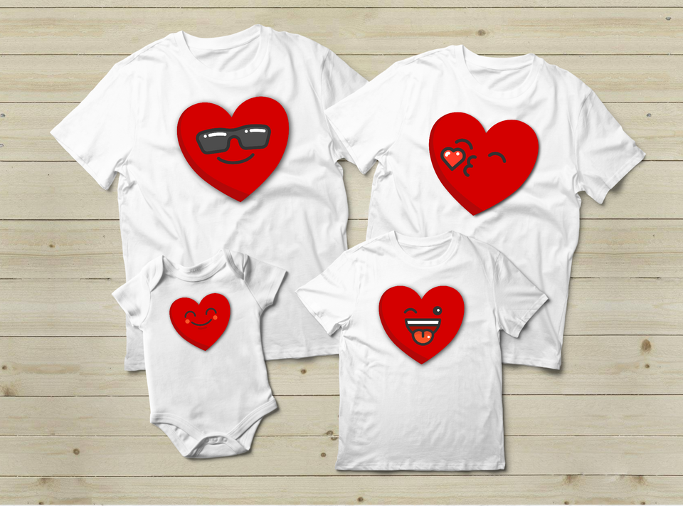 Matching family valentine on sale outfits