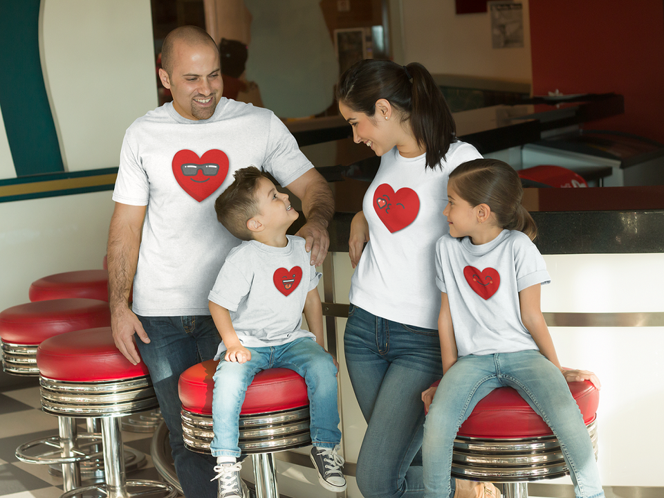 Matching family valentine outfits hotsell