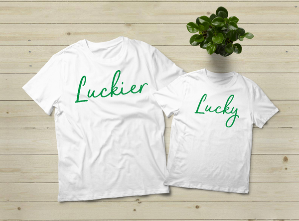 Mommy and Me Outfits Lucky Luckier St Patrick Day