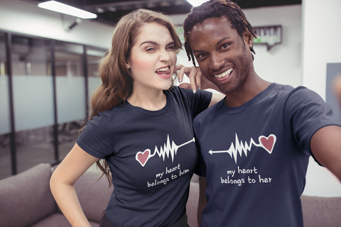 Wedding Gift Couples Matching Shirts His and Hers Love Gift