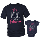 Aunt of a Princess Aunt and Niece Shirts