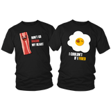 Bacon and Egg Couples T Shirts