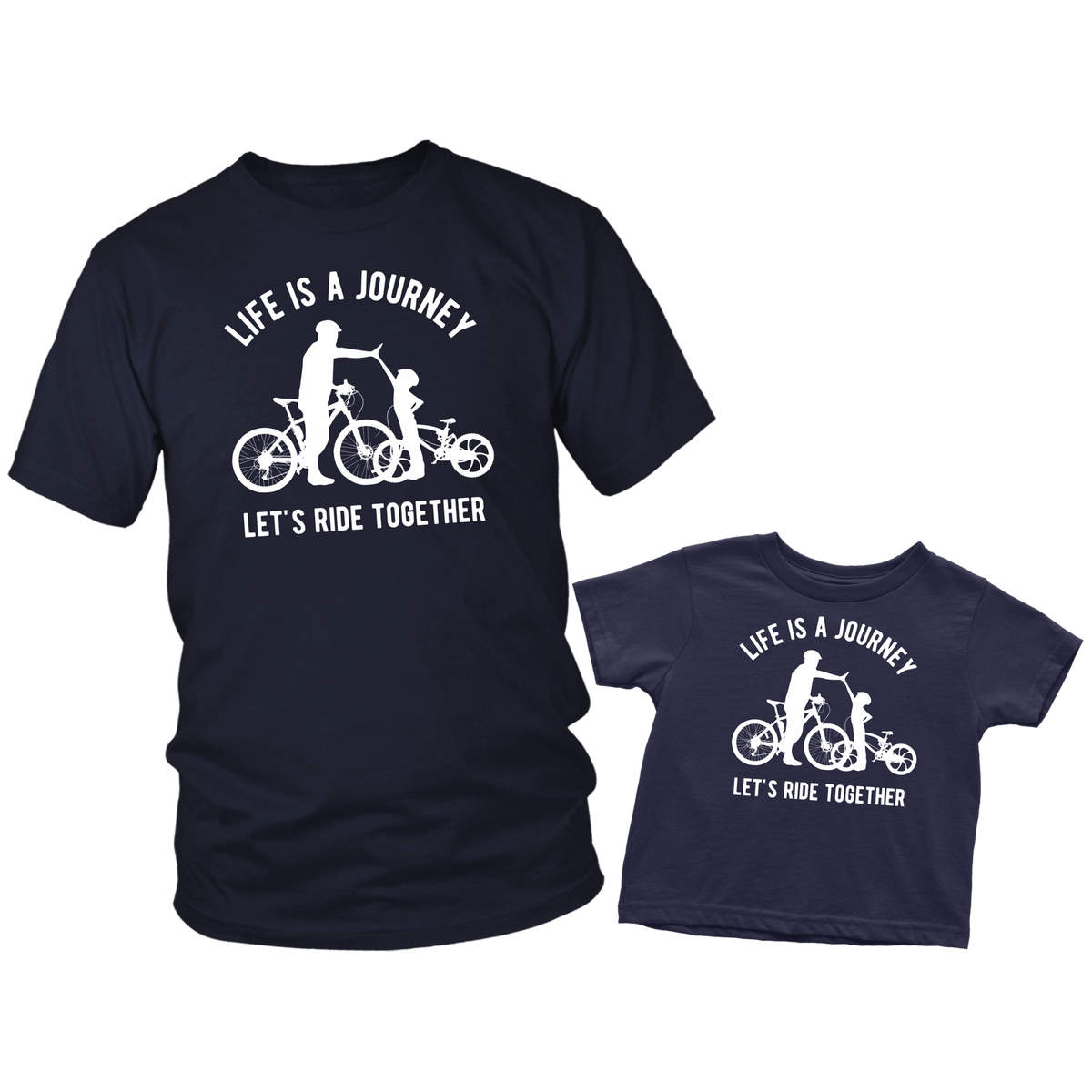 Father Son Shirts Bicycle Let's Ride Together – Matchizz