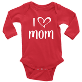 I Love Mom - Valentine's Day Mommy and Me Outfits